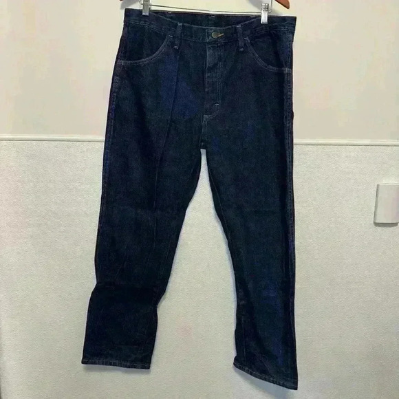 Men's Rustler Jeans Blue 36 x 30 - Picture 1 of 9